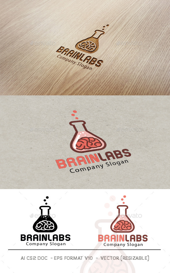 Brain Labs Logo - Objects Logo Templates