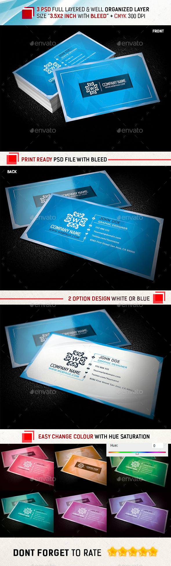 Modern Business Card - Corporate Business Cards
