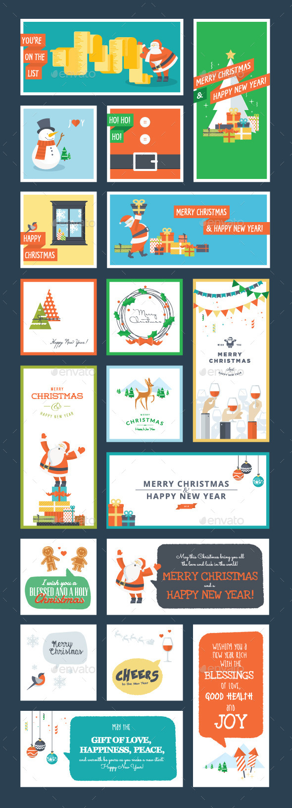 Christmas and New Year Set - New Year Seasons/Holidays