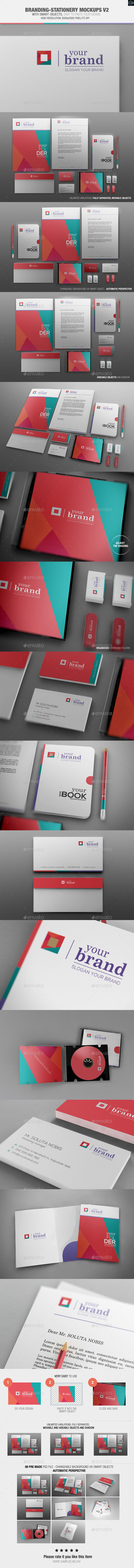 Branding-Stationery Mockups V2 - Stationery Print