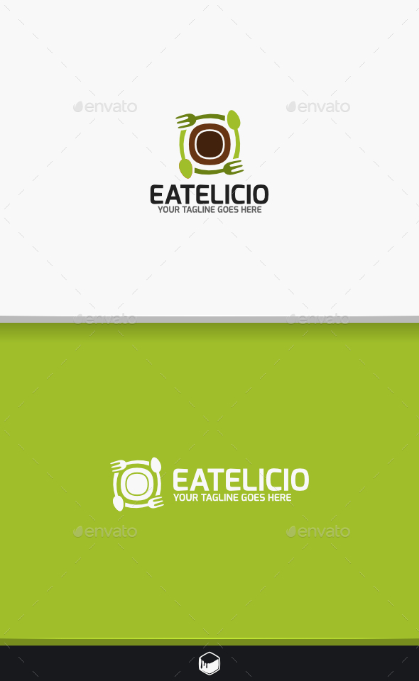 Eatelicio Logo - Food Logo Templates