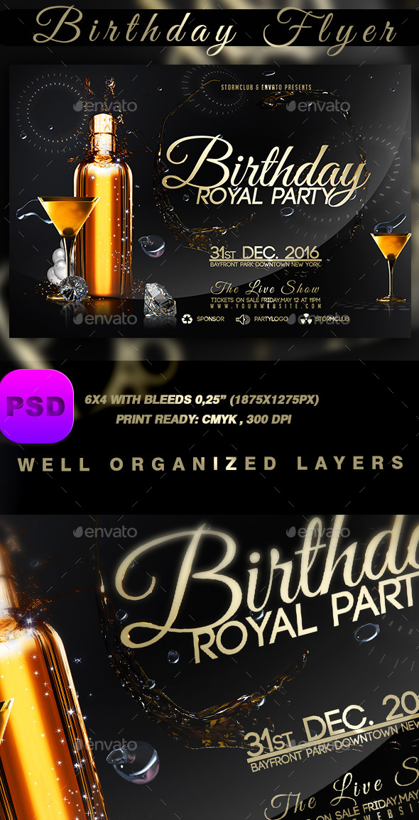 Birthday Flyer - Events Flyers