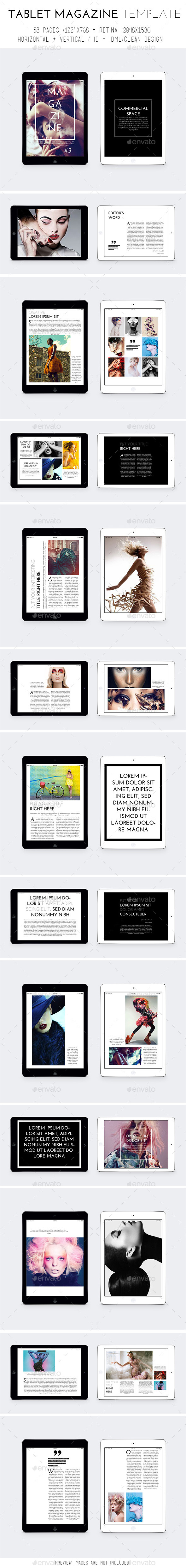 iPad & Tablet Magazine Template - Digital Magazines ePublishing