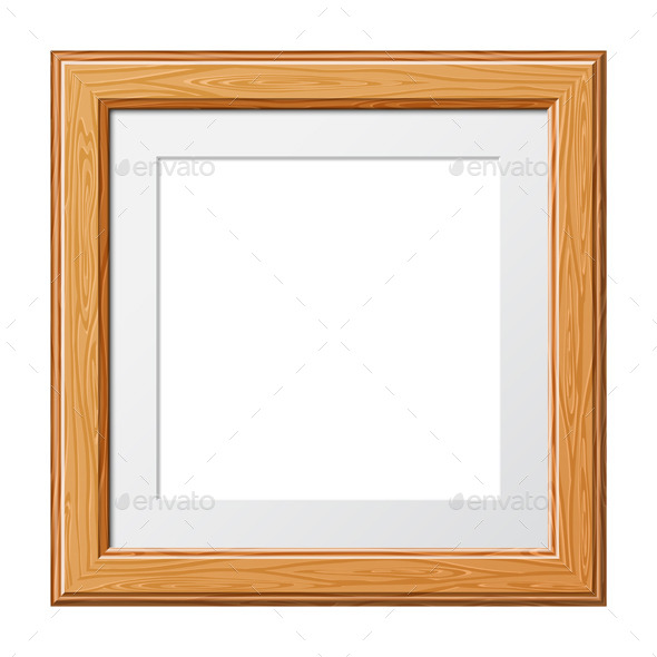 Wooden Frame - Borders Decorative