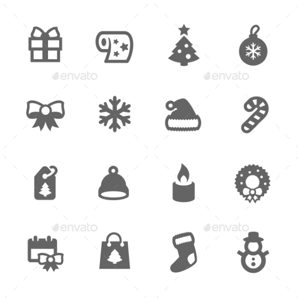 New Year Icons - Seasonal Icons