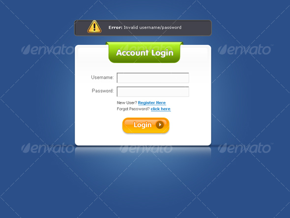 Ultimate Web 2.0 Login Forms - Forms Web Elements