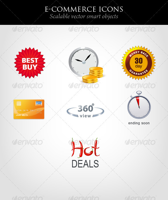 E-commerce Icons - Web Icons