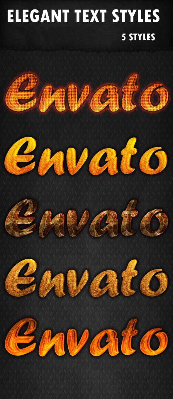 Elegant Text Styles - Text Effects Actions