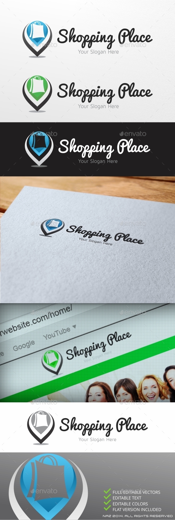 Shopping Place - Objects Logo Templates