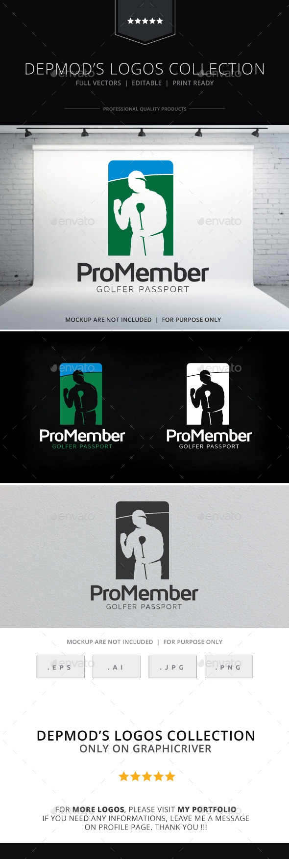 Pro Member Logo - Humans Logo Templates