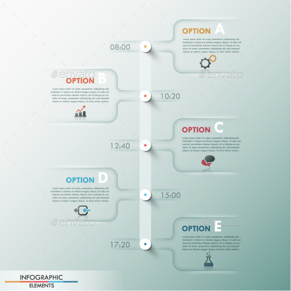 Modern Infographic Options Template - Infographics