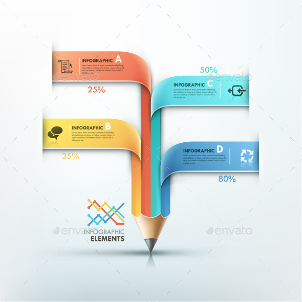 Modern Infographic Options Template - Infographics