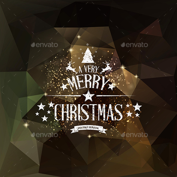 Christmas Greeting Card - Holidays Lettering - Christmas Seasons/Holidays