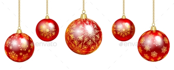 Colorful Baubles - Christmas Seasons/Holidays