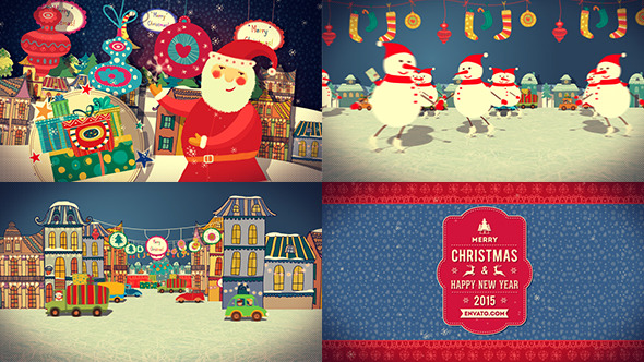 Christmas Cartoon Animation - VideoHive 9503080