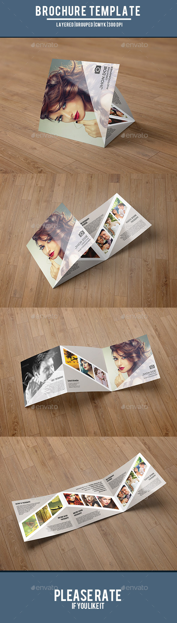 Photography Square Trifold-V49 - Corporate Brochures