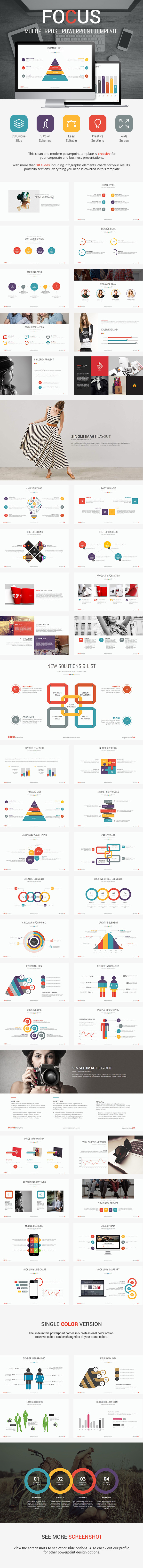 Focus - Presentation Template - Business PowerPoint Templates