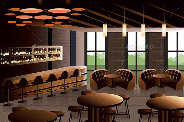 Restaurant Interior - Buildings Objects