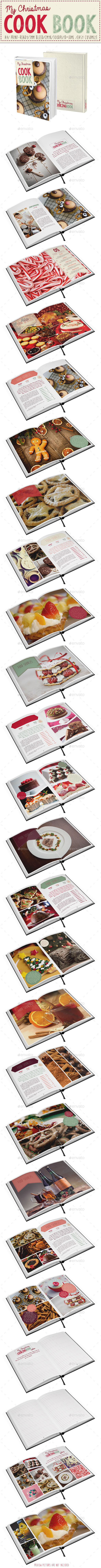My Christmas Cook Book - Brochures Print Templates