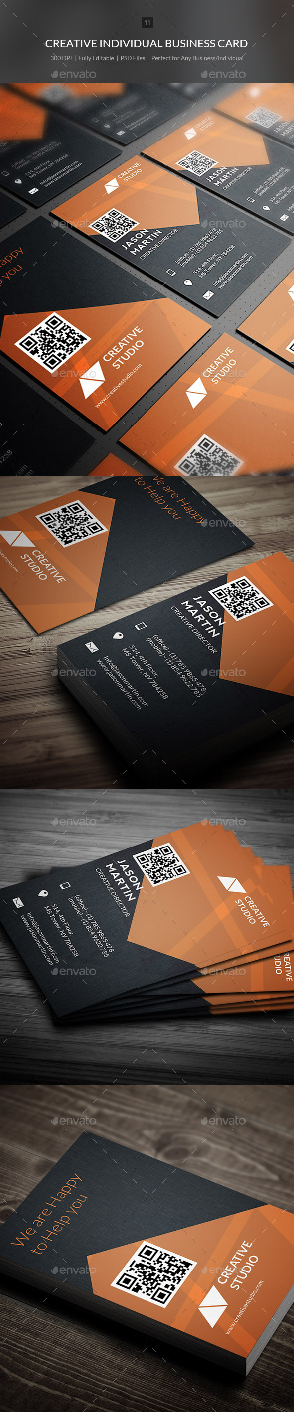 Creative Individual Business Card - 11 - Creative Business Cards