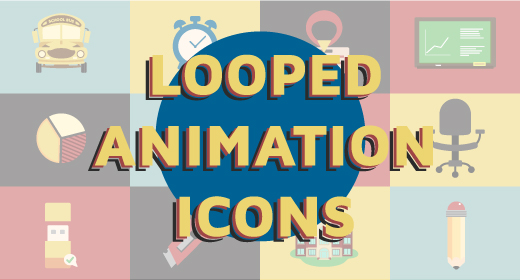 Flat Icons Animation