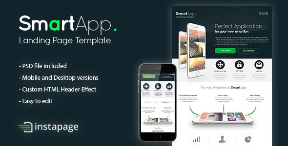 SmartApp - Instapage Landing Page Template - Instapage Marketing