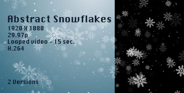Abstract Snowflakes