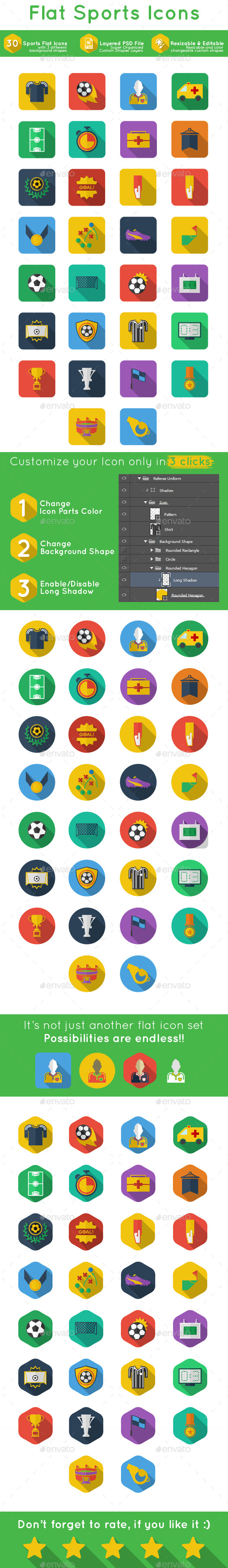 Flat Sports Icon - Icons