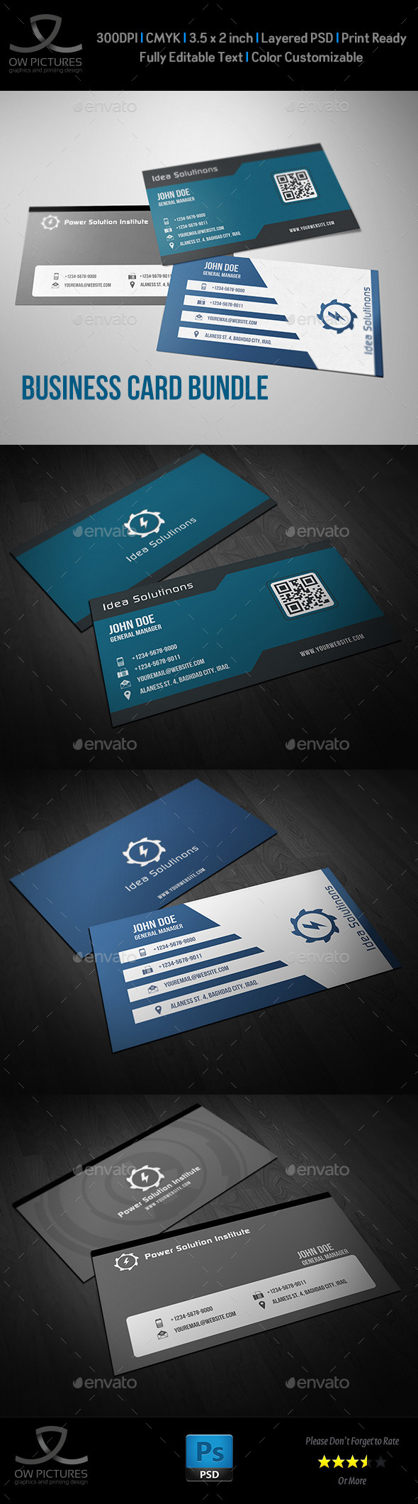 Corporate Business Card Bundle Vol.6 - Corporate Business Cards