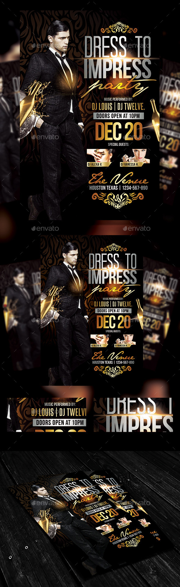 Dress to Impress | Flyer Template by LouisTwelve-Design | GraphicRiver