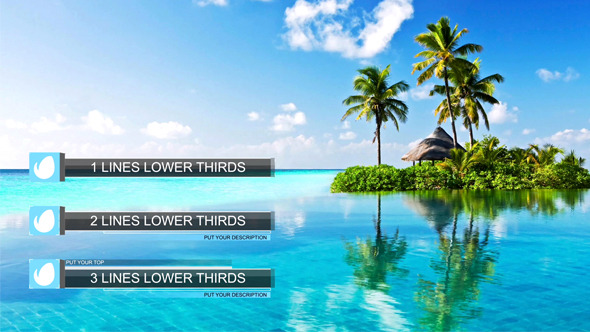 Clean Lower Thirds - VideoHive 9514535
