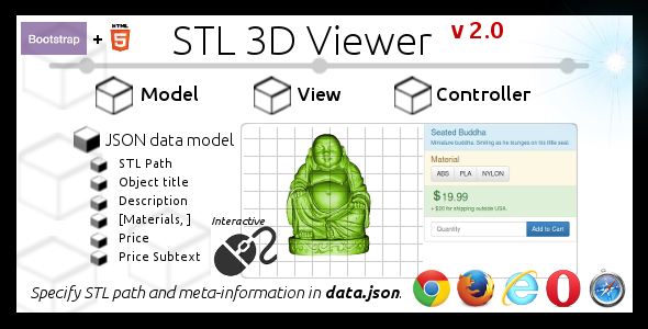 STL3D Viewer - CodeCanyon 3222913