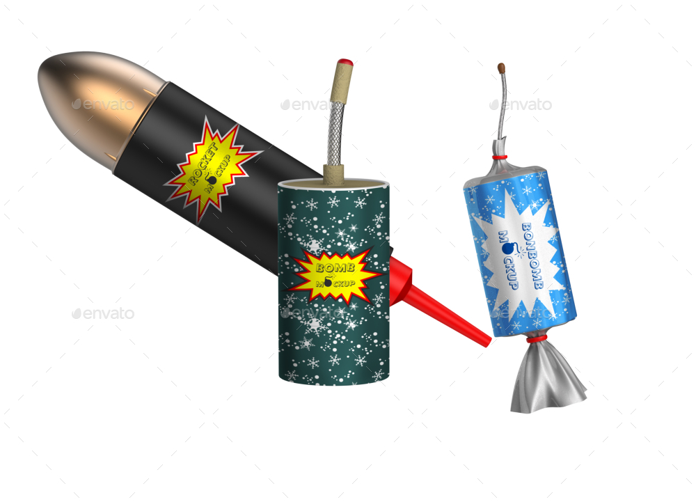 Download Firecrackers Fireworks Mockup By Fusionhorn Graphicriver