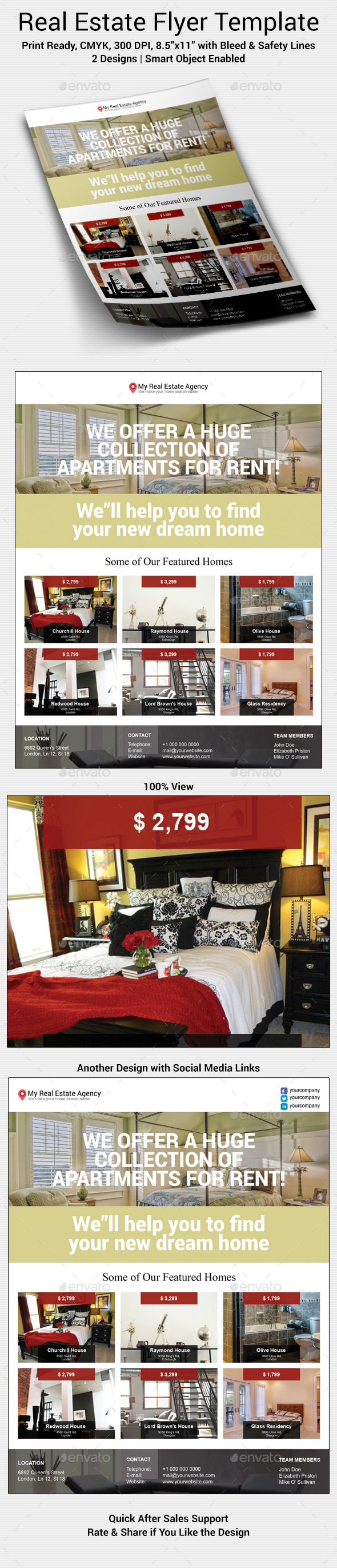Real Estate Flyer Template - Corporate Flyers
