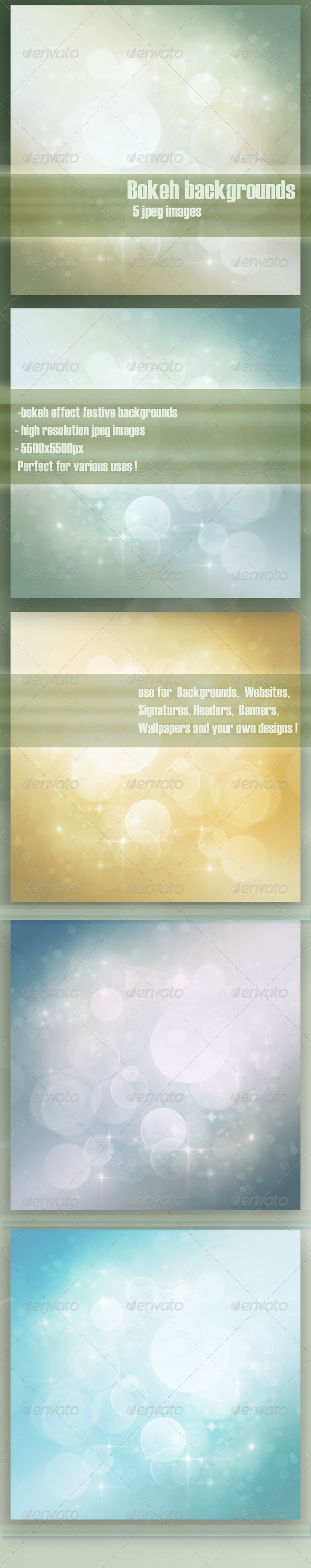Festive bokeh backgrounds - Backgrounds Graphics