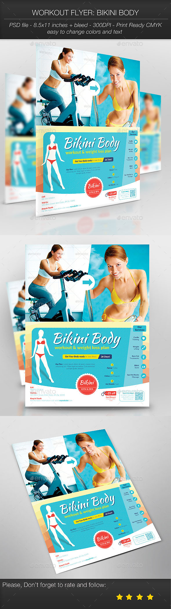 Workout Flyer: Bikini Body - Sports Events