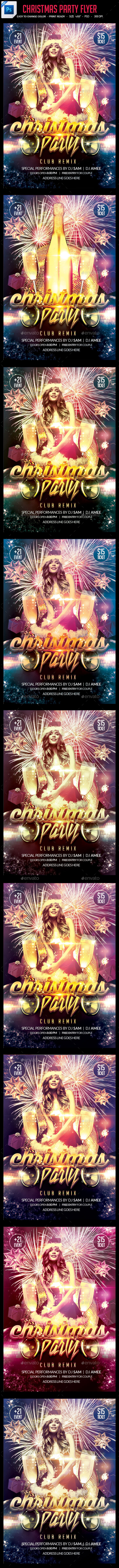 Christmas Party Flyer - Clubs & Parties Events