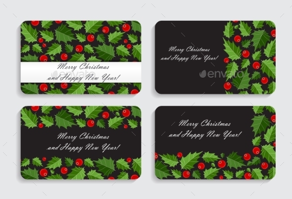 Abstract Beauty Christmas and New Year Card Vector - Christmas Seasons/Holidays