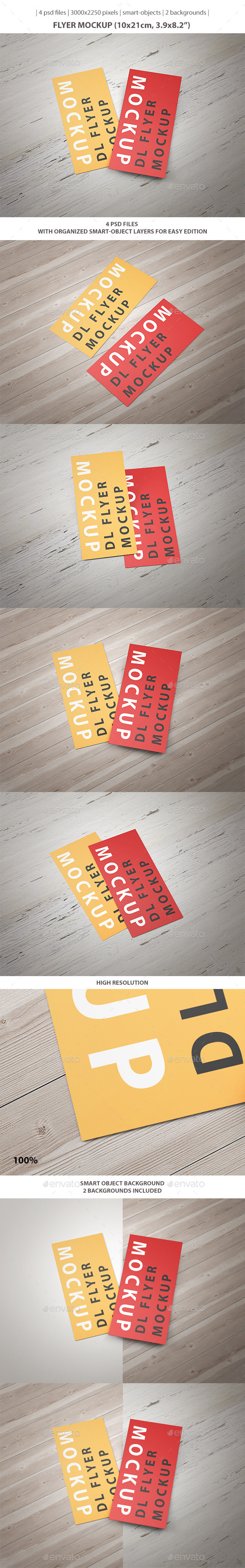 DL Flyer Mockup - Flyers Print