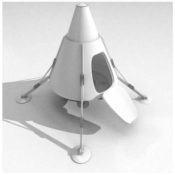 Retro Spacecraft - 3Docean 9523158