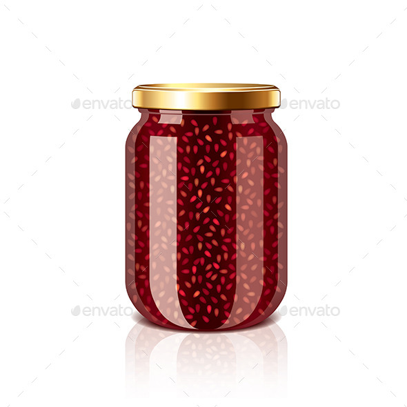 Jam Jar - Food Objects