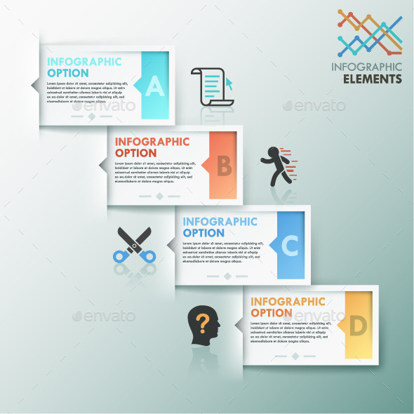 Modern Infographic Options Template - Infographics