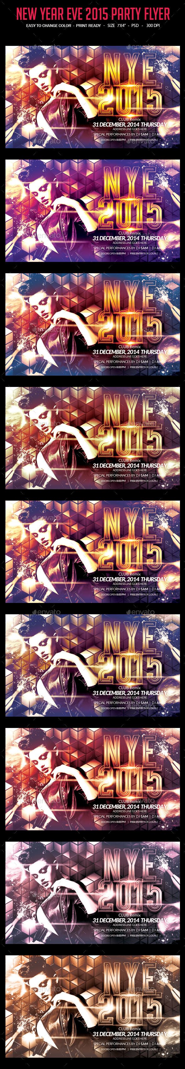 New Year Eve Party Flyer - Clubs & Parties Events