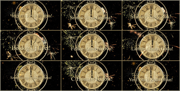 New Year's Eve Countdown Clock - Motion Pack 03