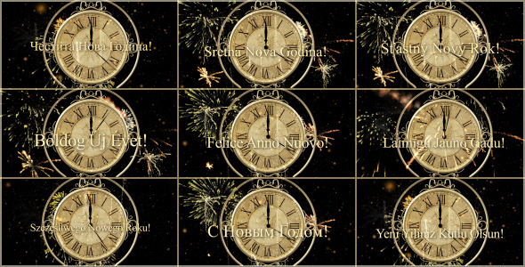 New Year's Eve Countdown Clock - Motion Pack 03 alt