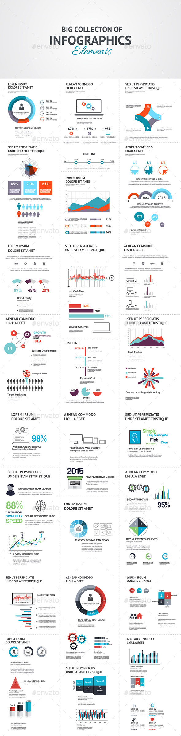 Big set of Infographic Elements - Infographics