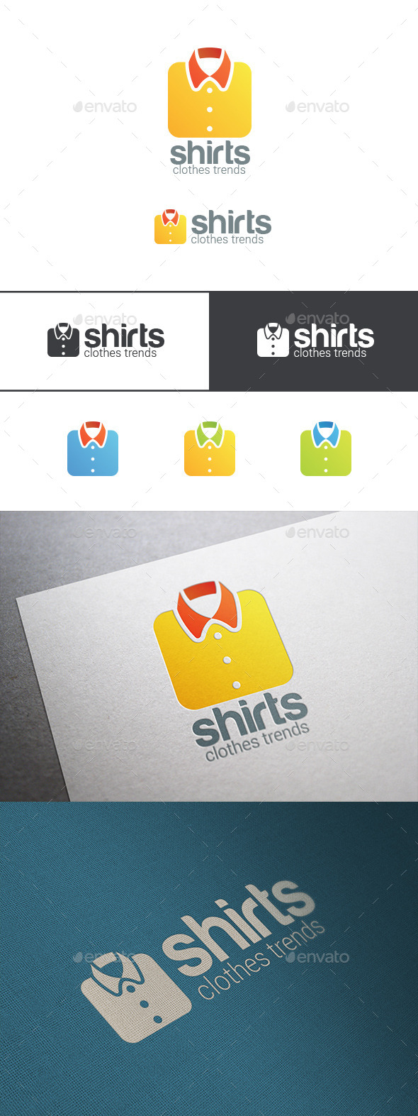 Shirt Logo Clothes Shop - Abstract Logo Templates