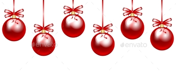 Red Baubles - Christmas Seasons/Holidays