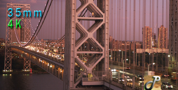 George Washington Bridge At Sundown alt
