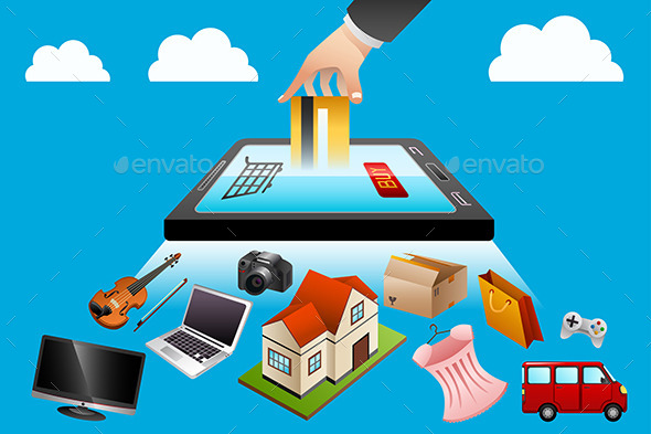 Internet Shopping Concept - Commercial / Shopping Conceptual